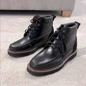 Black Men’s Leather Boots